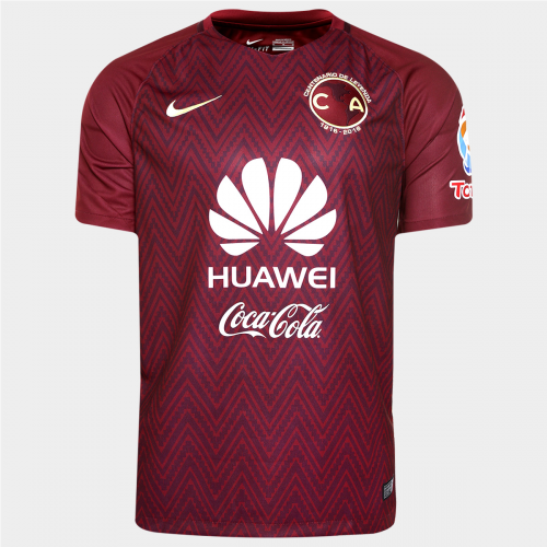 Club America 2016-17 Away Soccer Jersey Memorial 100